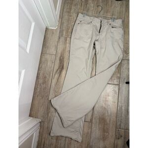 Ann Taylor Modern Boot Denim Light Beige Casual Pants size 6